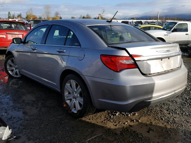 1C3CCBAB1DN670024 - 2013 CHRYSLER 200 LX SILVER photo 3