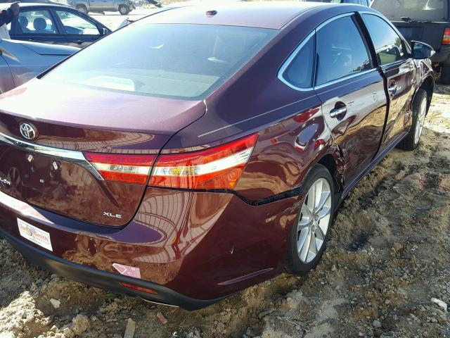 4T1BK1EB7DU043988 - 2013 TOYOTA AVALON BAS 勃艮第红 照片 4