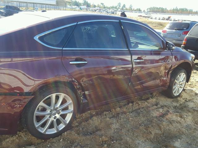 4T1BK1EB7DU043988 - 2013 TOYOTA AVALON BAS 勃艮第红 照片 9