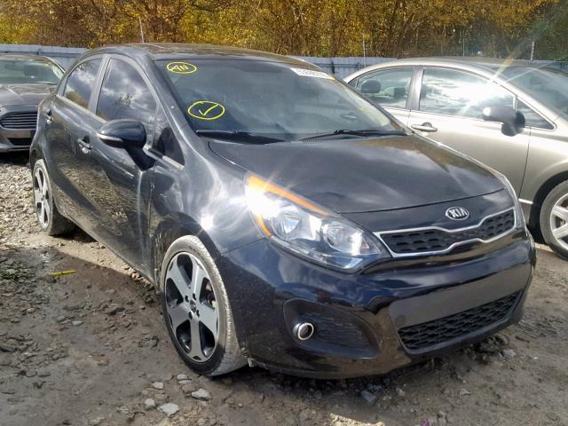 KNADN5A32D6791026 - 2013 KIA RIO EX BLACK photo 1