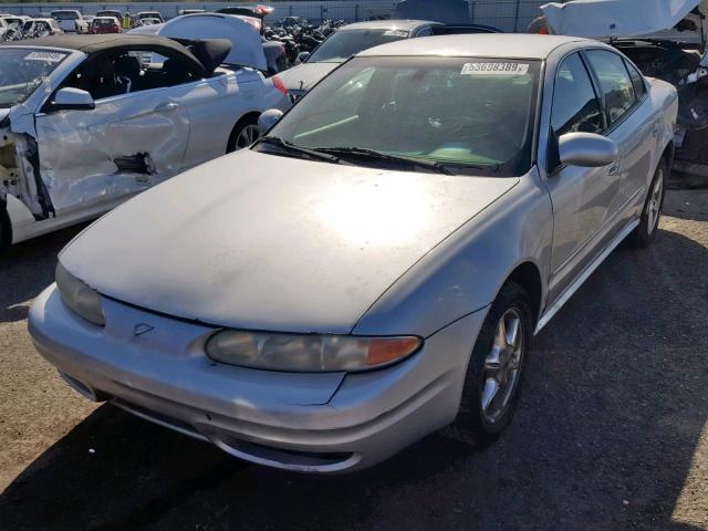 1G3NL52T01C217369 - 2001 OLDSMOBILE ALERO GL SILVER photo 2