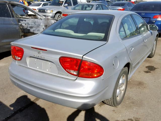 1G3NL52T01C217369 - 2001 OLDSMOBILE ALERO GL SILVER photo 4