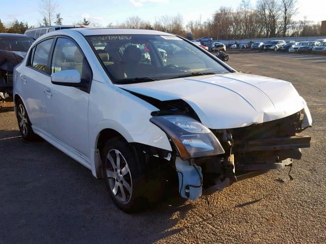 3N1AB6AP1CL621772 - 2012 NISSAN SENTRA 2.0 WHITE photo 1