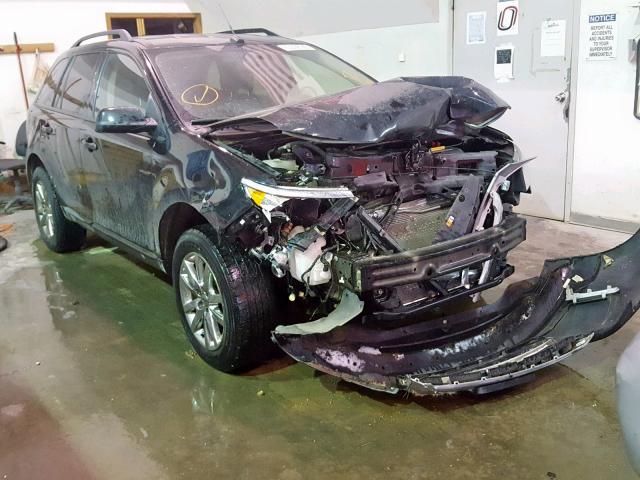 2FMDK4JC5CBA03941 - 2012 FORD EDGE SEL BLACK photo 1