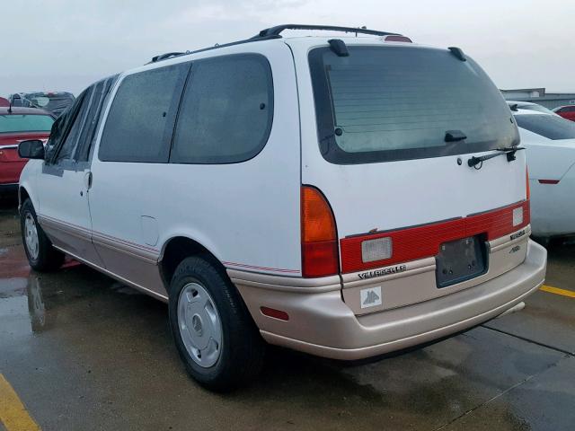 4M2DV11W8RDJ36842 - 1994 MERCURY VILLAGER WHITE photo 3