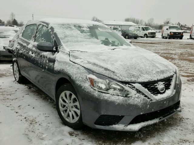 3N1AB7AP4JL630436 - 2018 NISSAN SENTRA S GRAY photo 1