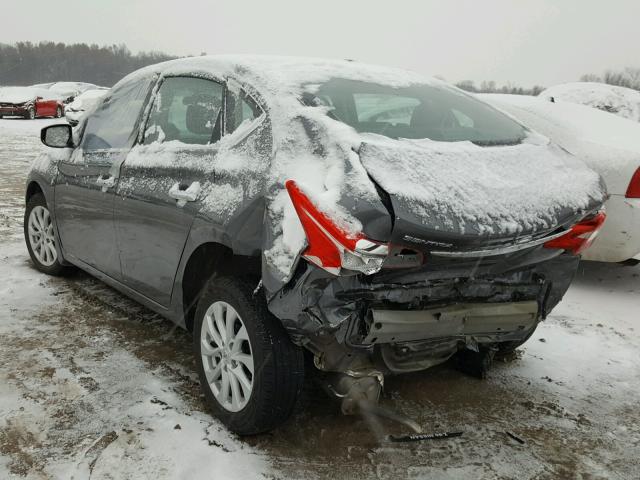 3N1AB7AP4JL630436 - 2018 NISSAN SENTRA S GRAY photo 3