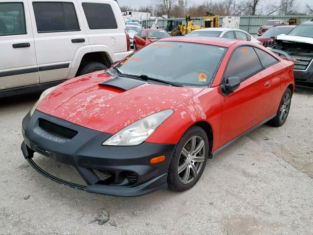 JTDDY38T8Y0036167 - 2000 TOYOTA CELICA GT- RED photo 2