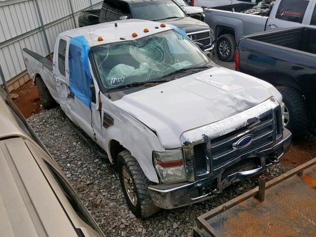 1FTWX31R28EB61534 - 2008 FORD F350 SRW S WHITE photo 1