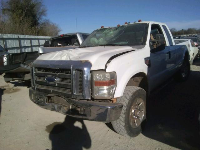 1FTWX31R28EB61534 - 2008 FORD F350 SRW S WHITE photo 2