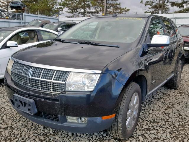 2LMDU88C87BJ13111 - 2007 LINCOLN MKX BLACK photo 2