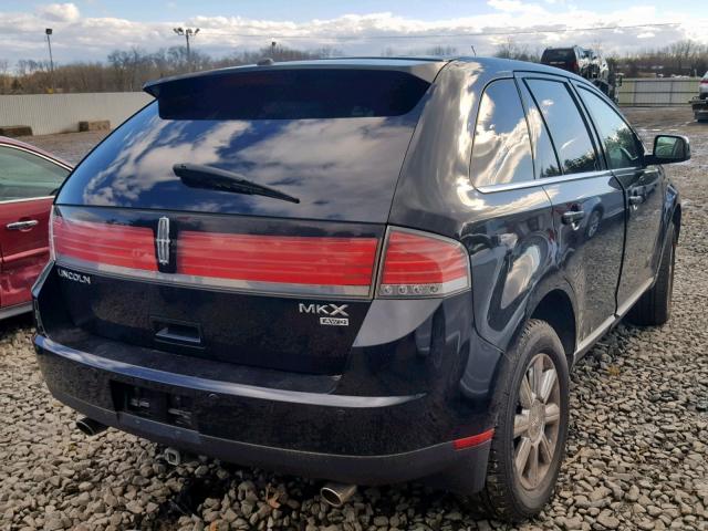 2LMDU88C87BJ13111 - 2007 LINCOLN MKX BLACK photo 4