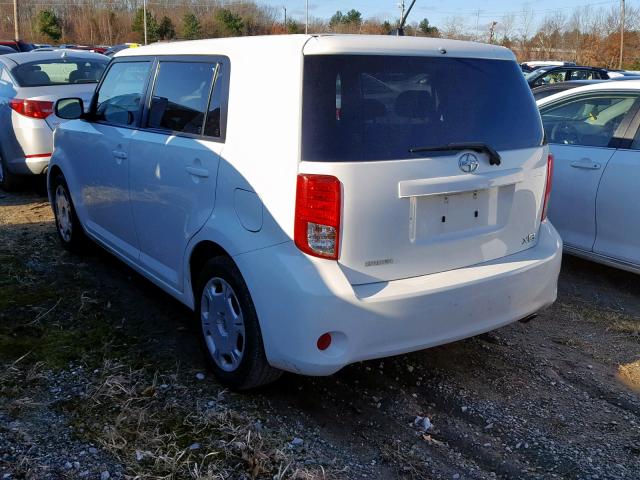 JTLZE4FE6CJ017486 - 2012 TOYOTA SCION XB WHITE photo 3