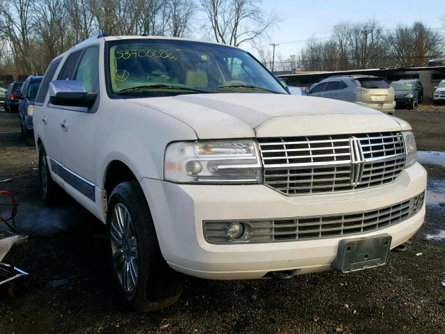 5LMFU28548LJ02916 - 2008 LINCOLN NAVIGATOR WHITE photo 1