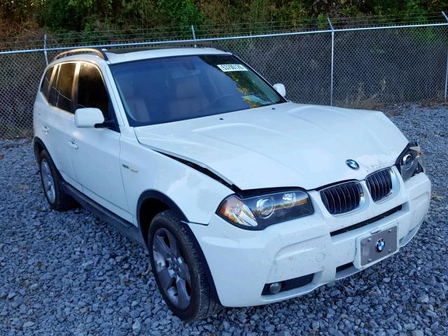 WBXPA934X6WD25460 - 2006 BMW X3 3.0I WHITE photo 1