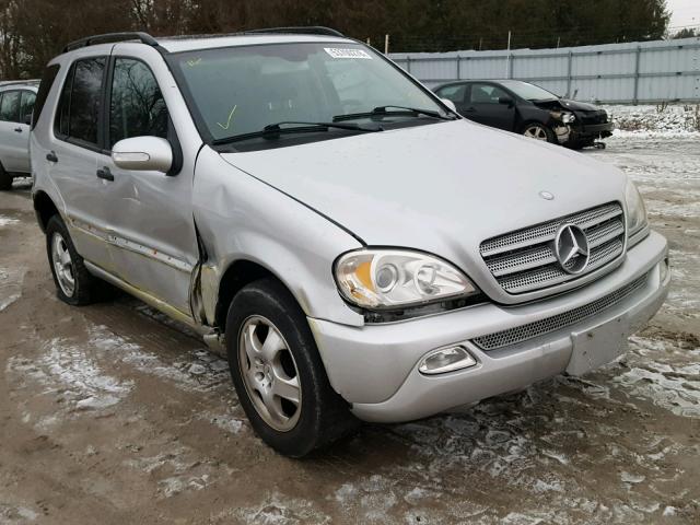 4JGAB57E54A512605 - 2004 MERCEDES-BENZ ML 350 SILVER photo 1