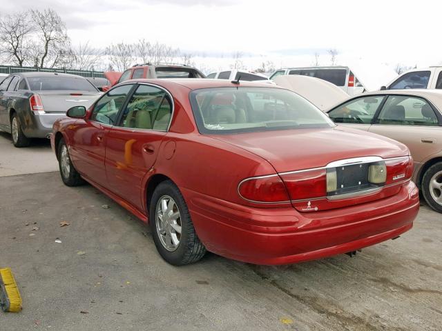 1G4HR54K75U131813 - 2005 BUICK LESABRE LI RED photo 3