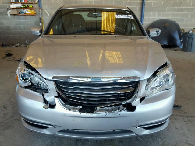 1C3CCBBB0CN210138 - 2012 CHRYSLER 200 TOURIN SILVER photo 7