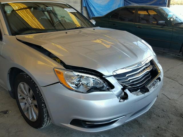 1C3CCBBB0CN210138 - 2012 CHRYSLER 200 TOURIN SILVER photo 9