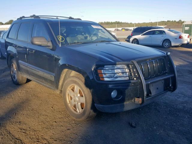 1J8GR48K16C265432 - 2006 JEEP GRAND CHER BLACK photo 1