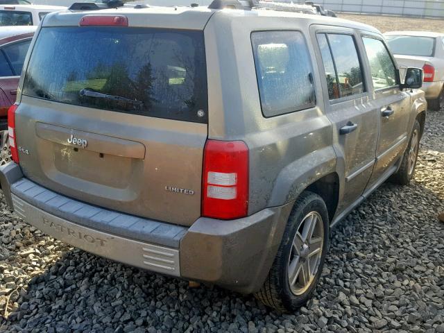 1J8FF48WX8D572246 - 2008 JEEP PATRIOT LI GOLD photo 4