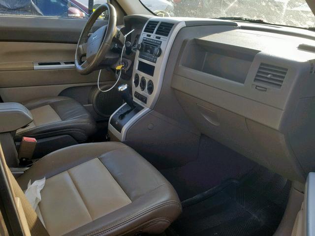 1J8FF48WX8D572246 - 2008 JEEP PATRIOT LI GOLD photo 5