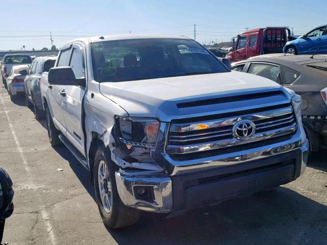 5TFEM5F1XGX104987 - 2016 TOYOTA TUNDRA CRE WHITE photo 1