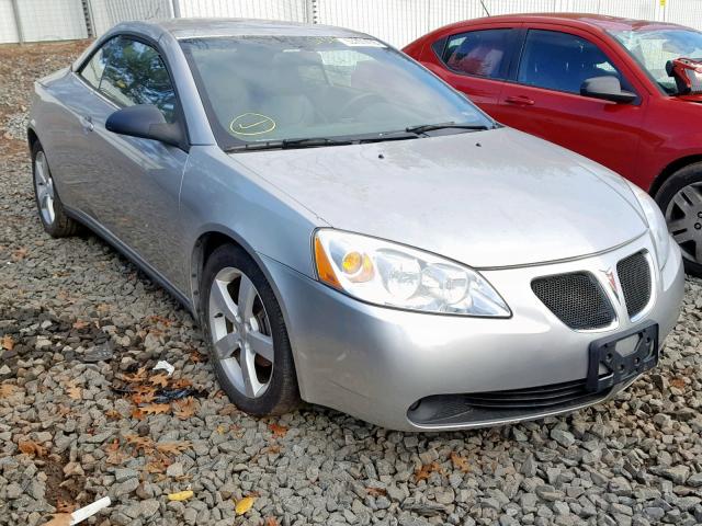 1G2ZH36N874111911 - 2007 PONTIAC G6 GT SILVER photo 1