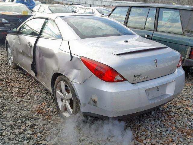 1G2ZH36N874111911 - 2007 PONTIAC G6 GT SILVER photo 3