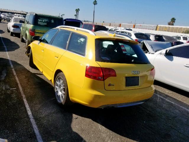 WAUUL98E46A113138 - 2006 AUDI S4 AVANT Q YELLOW photo 3