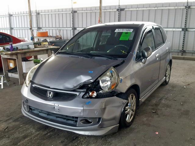 JHMGD38697S047330 - 2007 HONDA FIT S 银色 照片 2