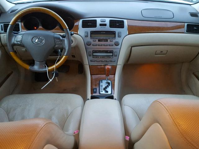 JTHBA30G455077158 - 2005 LEXUS ES 330 WHITE photo 9