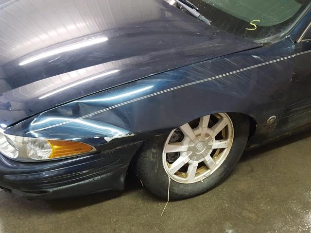 1G4HP52K544170732 - 2004 BUICK LESABRE CU BLUE photo 9