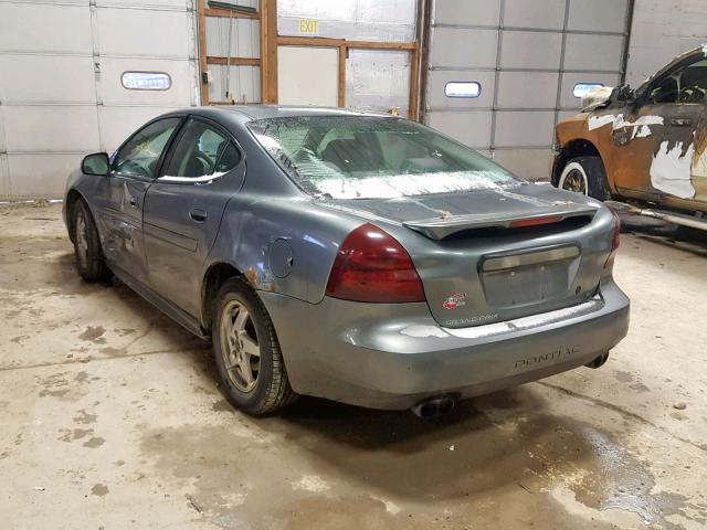 2G2WP522641216077 - 2004 PONTIAC GRAND PRIX ნაცრისფერი ფოტო 3