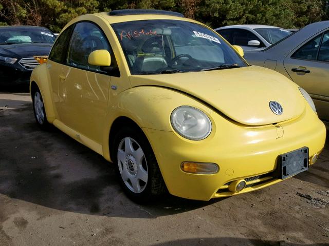 3VWCD21C2YM485995 - 2000 VOLKSWAGEN NEW BEETLE ყვითელი ფოტო 1