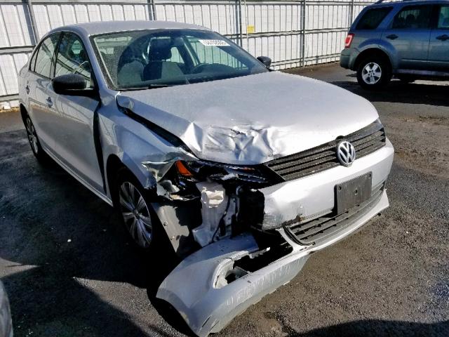 3VW2K7AJ3EM295065 - 2014 VOLKSWAGEN JETTA BASE 银色 照片 1