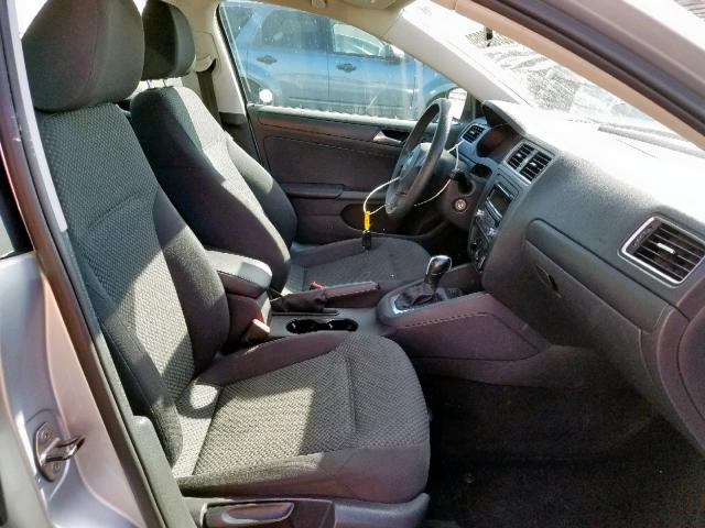 3VW2K7AJ3EM295065 - 2014 VOLKSWAGEN JETTA BASE 银色 照片 5