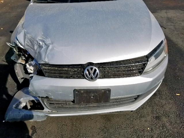 3VW2K7AJ3EM295065 - 2014 VOLKSWAGEN JETTA BASE 银色 照片 7