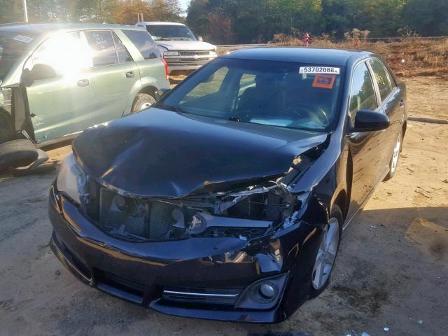 4T1BF1FK6EU362318 - 2014 TOYOTA CAMRY L BLACK photo 2