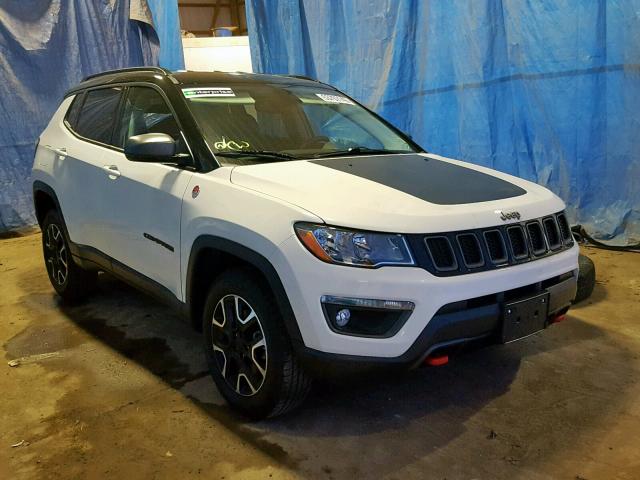 3C4NJDDB5KT775924 - 2019 JEEP COMPASS TR WHITE photo 1