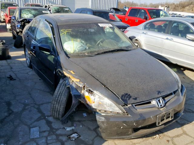 1HGCM66583A090134 - 2003 HONDA ACCORD BLACK photo 1