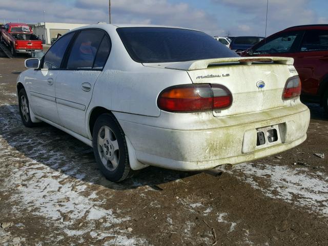 1G1NE52J02M606445 - 2002 CHEVROLET MALIBU LS 白色 照片 3