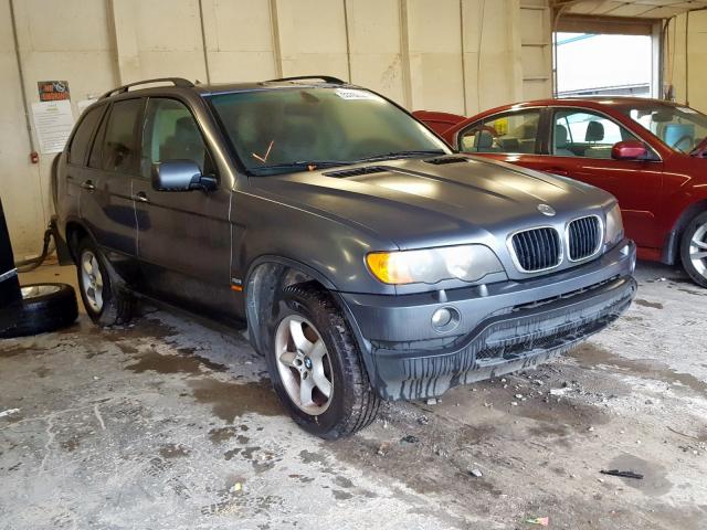 5UXFA535X3LV96781 - 2003 BMW X5 3.0I BLUE photo 1