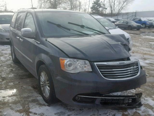 2C4RC1GG8DR660046 - 2013 CHRYSLER TOWN & COU BLACK photo 1