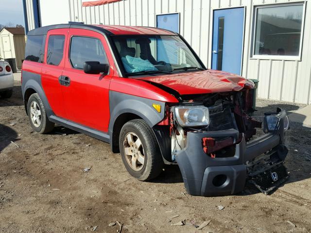 5J6YH28665L010192 - 2005 HONDA ELEMENT EX RED photo 1