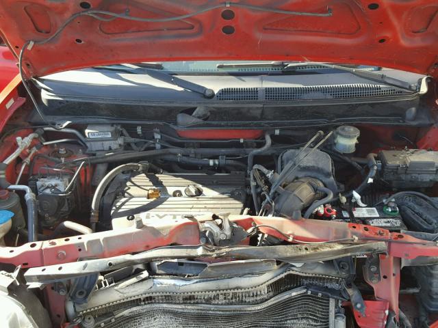 5J6YH28665L010192 - 2005 HONDA ELEMENT EX RED photo 7