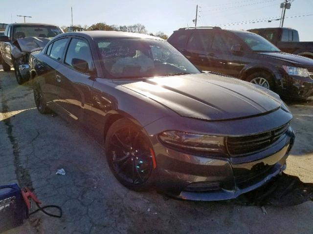 2C3CDXBG7JH163945 - 2018 DODGE CHARGER SX GRAY photo 1