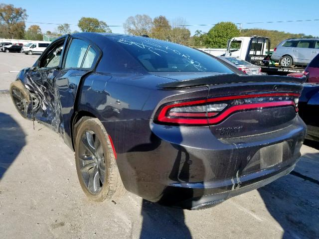 2C3CDXBG7JH163945 - 2018 DODGE CHARGER SX GRAY photo 3