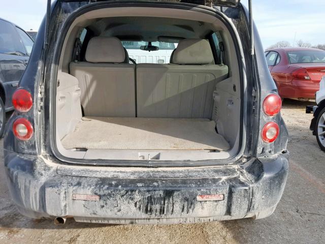 3GNDA13D57S641206 - 2007 CHEVROLET HHR LS Սև լուսանկար 9
