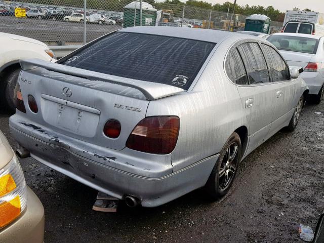 JT8BD68S1X0056642 - 1999 LEXUS GS 300 SILVER photo 4